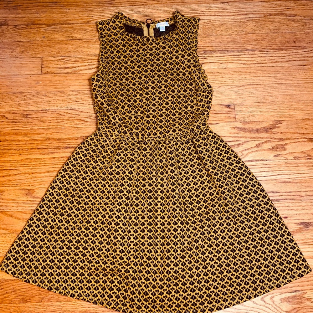 Jacquard Print Mini Dress